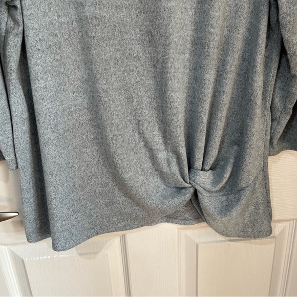 Penmans pale blue 3/4 sleeve top with knot tie in front size XL - Picture 4 of 10